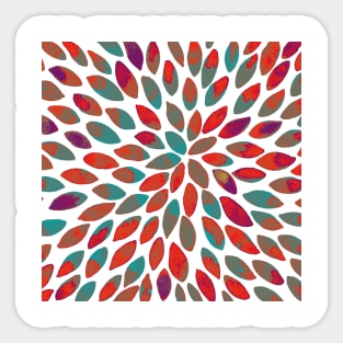 Watercolor brush strokes - multicolor Sticker